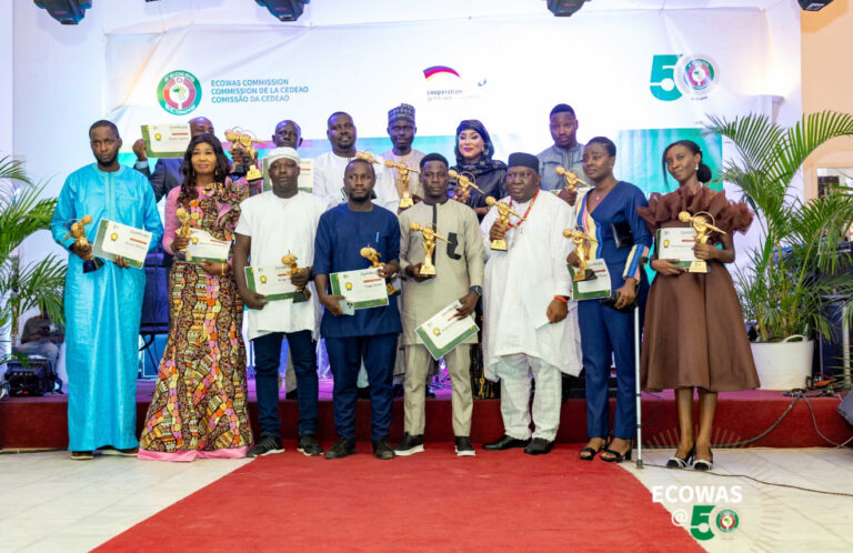 12 journalists honoured at ECOWAS 2025 Award of Excellence across W/Africa