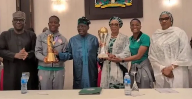 President Tinubu doles out $100,000 to each member of victorious Super Falcons