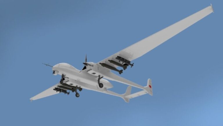 Niger Air Force unveils Turkish Aksungur combat drone