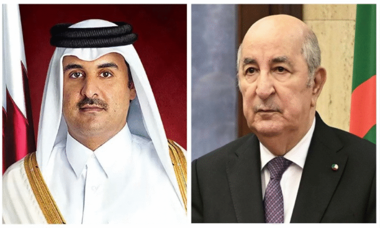 Palestinian cause headlines Algeria-Qatar talks