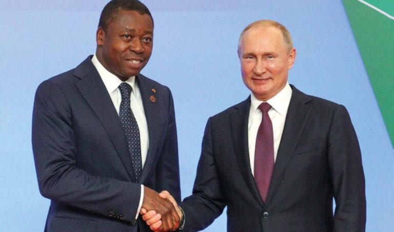 Vladimir Putin hosts Togolese PM to strengthen Russia-Africa ties