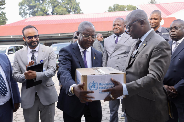 Congo receives 45m CFA in WHO emergency medical aid