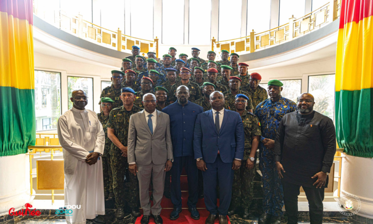 President Doumbouya swears in new Guinean generals