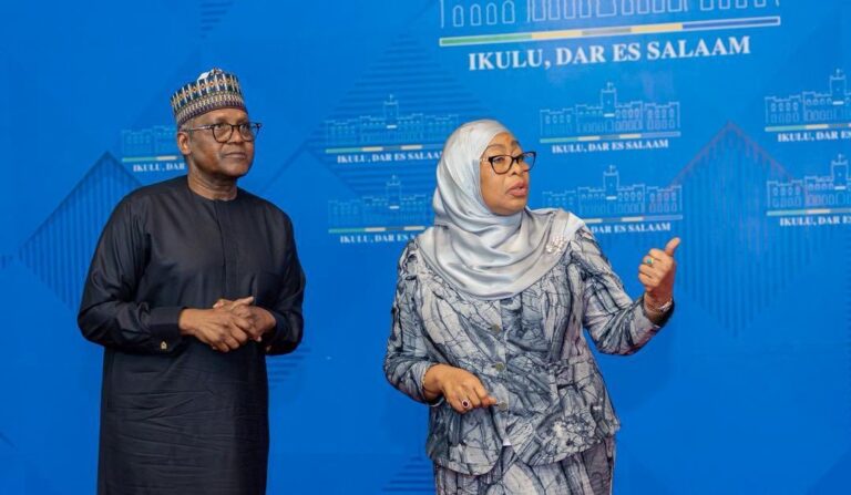 Tanzanian leader and Nigeria’s Dangote hold investment talks