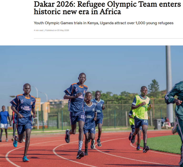 Dakar Youth Olympics: Athlete to lead refugee team