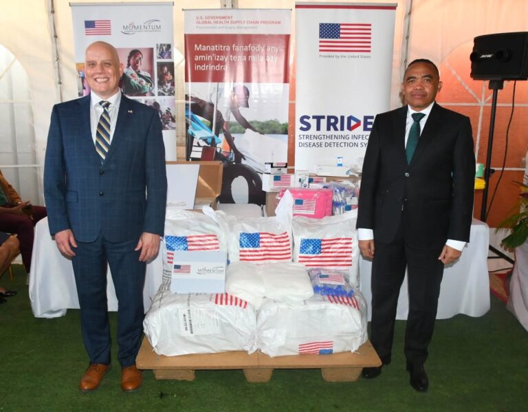 US donates medical equipment to Madagascar