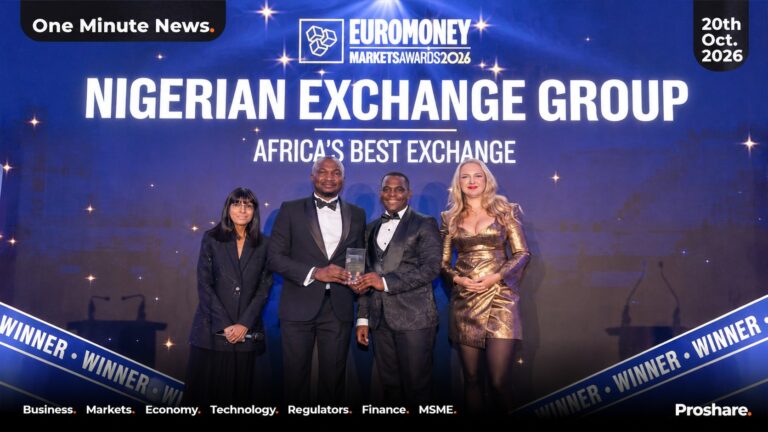 NGX Group named Africa’s best Exchange at Euromoney Markets Awards 2026