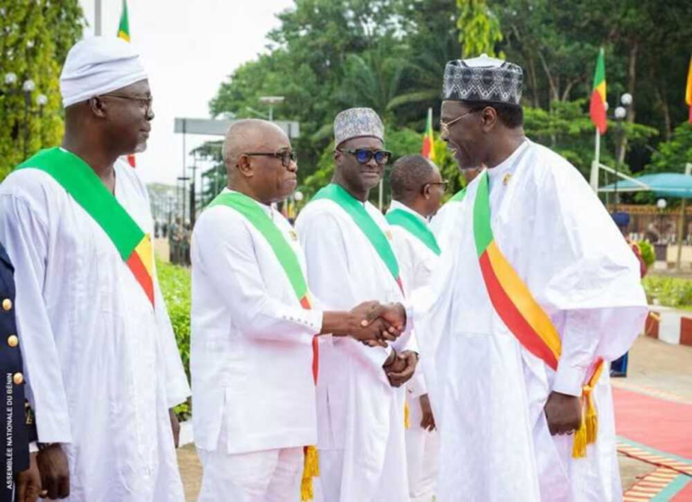 Benin lawmakers showcase local goods as Parliament opens